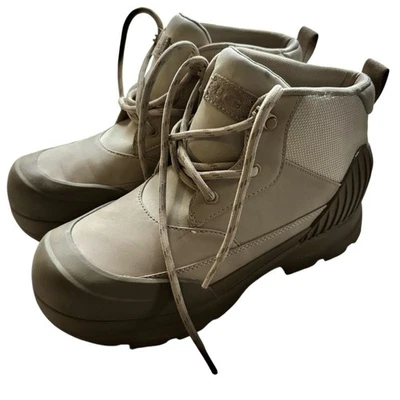 UGG Rain Boots 9.5 码女式 Neumel Sand 彩色防水皮革踝靴 1152724 — 第 1/4 张图片