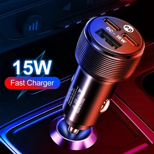 3A Car Charger USB+2 PD 3 Ports Multi-Interface Fast Charging Device Adapter - Photo 1 sur 12