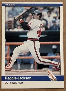 1984 Fleer Baseball Reggie Jackson #520 Mint - Picture 1 of 2