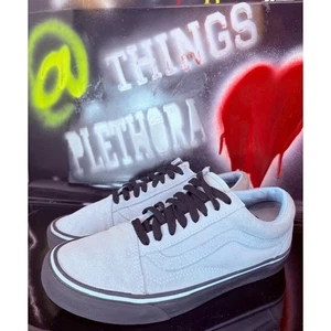 Vans Old Skool Suede Skate Shoes Low Top Sneakers Light Blue Mens size 6.5 - Picture 1 of 8