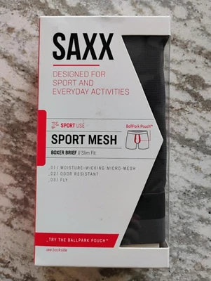 Saxx Ballpark Bolsa Deporte Malla Para Hombre Boxer Calzoncillo Ropa Interior XLarge ¡COMO NUEVO ENVÍO GRATUITO! Foto 1 de 2