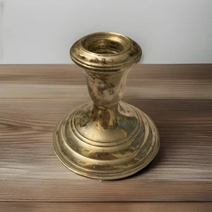 Vintage Reed & Barton Sterling Weighted / Reinforced 3.25 " Candle Holder - Picture 1 of 11