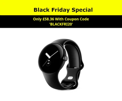 Google Pixel Watch Smartwatch - Activity & Heart Rate Tracking - Black - Image 1 of 4