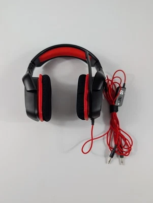 Logitech G230 Stereo Gaming Headset Red/Black with Mic Wired 3.5mm Tested - Image 1 of 4