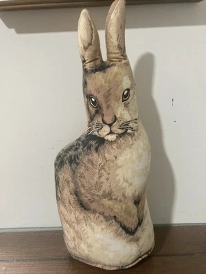 Vintage Arnold Print Works Patented July 5, 1892  Stuffed  Rabbit - Image 1 of 4