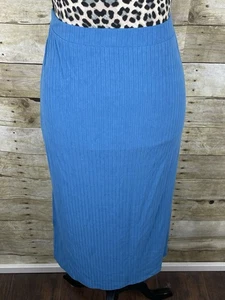 🤎NWT Large Lularoe Violet Midi Skirt. W/Side Slits 🤎 - Picture 1 of 4