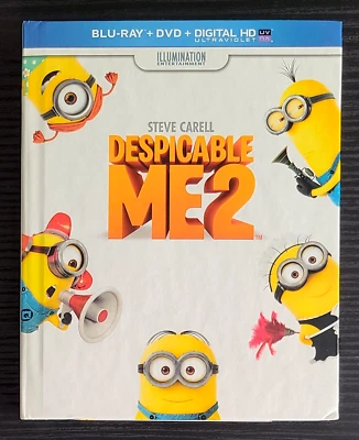 Despicable Me 2 [Blu-ray+DVD+Bonus DVD] (2013) TARGET Exclusive DigiBook *READ* - Image 1 of 4