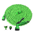 Latex 25 50 100 Ft Expanding Flexible Garden Water Hose With Spray Nozzle