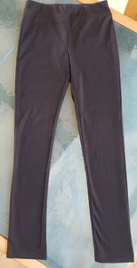 Very Vollbrach Black Pull On Casual Straight Leg Stretch Pants Women Small - Picture 1 of 10
