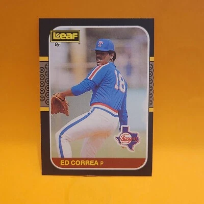 1987 Leaf Canadian #145 Ed Correa Texas Rangers Baseball Card - Image 1 of 2