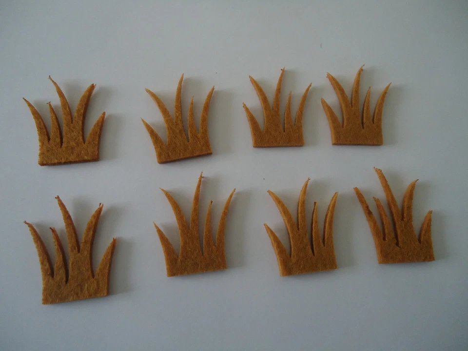 FORMES en feutrine - dimensions 3,6 * 2,2 cm - lot de 8  - Photo 1/1