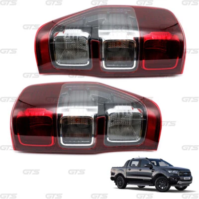 Pair Tail Lamps Lights Bulbs For Ford Ranger T6 T7 XLT Wildtrak 2012 2015 2021 Foto 1 de 4