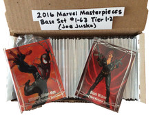 2016 Marvel Masterpieces - Base Set #1-63 Tier 1-2 only (No Tier 3-4) JOE JUSKO