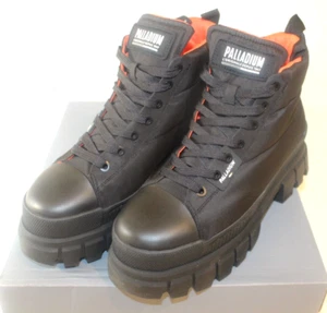 Palladium Women's Revolt Overcush Black Size 9 M Platform Boots 98863-001-M - Picture 1 of 5