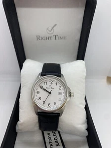The Right Time Mens Watch TRT0016 100meter!! NO BOX!! Screw Crown - Picture 1 of 9