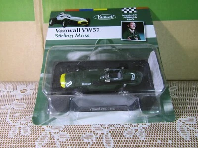 417Z RBA Legends Vanwall VW57 #8 Stirling Moss 1957 F1 Verde 1:43 Nuovo Scatola - Immagine 1 di 4