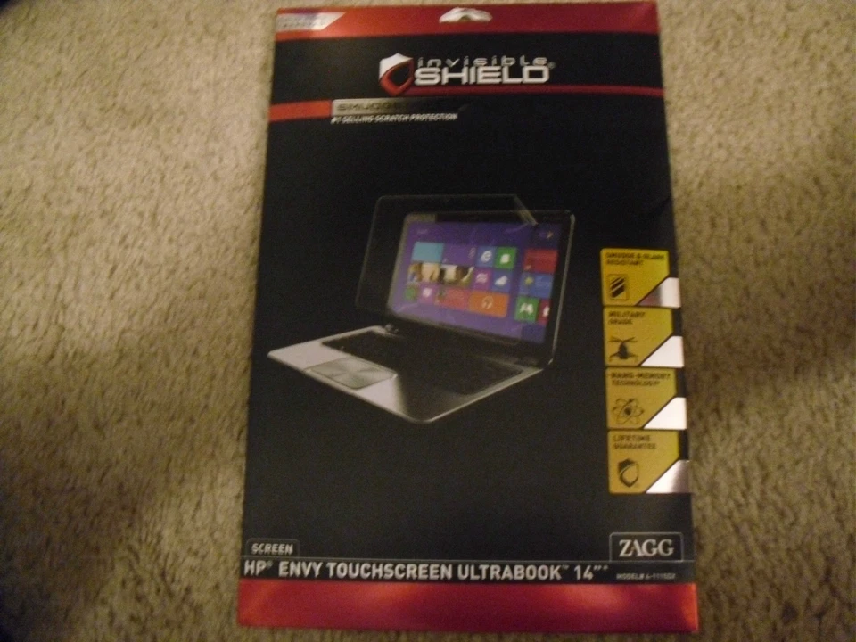 Zagg Invisible Shield Smudge Proof for HP Envy Touchscreen Ultrabook 14" New!!! - Image 1 of 1