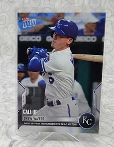2022 MLB Topps Now Drew Waters Call-Up FIRST TWO CAREER HITS Royals #773 - Picture 1 of 2