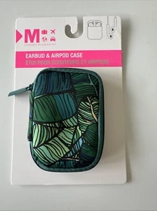 New My Tagalongs Tropical Leaf Neoprene Earbud Air Pod Case Zip-Around NWT - Photo 1 sur 4