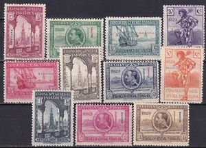 Sáhara Español 1929 Edifil 25/35 Expo Sevilla Barcelona set completo MNH VF - Imagen 1 de 2