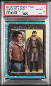 Lando Calrissian - 2021 Star Wars Masterwork Out of the Box #13 PSA 10 - Picture 1 of 2