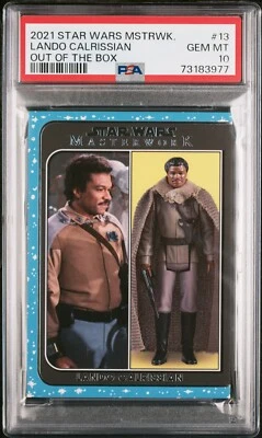 Lando Calrissian - 2021 Star Wars Masterwork Out of the Box #13  PSA 10 - Image 1 of 2