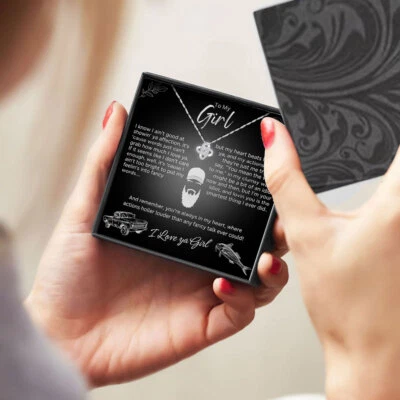 Regalo para esposa, novia, prometida, pareja para San Valentín, nudo de amor, niña Foto 1 de 4