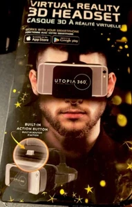ReTrak Utopia 360 Smartphone Virtual Reality Android Apple- Headset VT-0816 - Picture 1 of 8