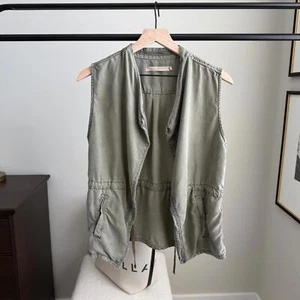 Max Jeans Draped Utility Drawstring Vest - Picture 1 of 4