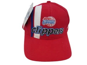 New Los Angeles Clippers Mens Size OSFA Red Vintage Adjustable Hat - Picture 1 of 6