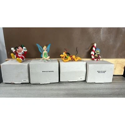 Lote de 4 adornos navideños vintage Grolier Disney  Foto 1 de 4
