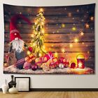 Christmas Tapestry Wall Hanging Gnome Xmas Tree Tapestry Decorations 150x130cm