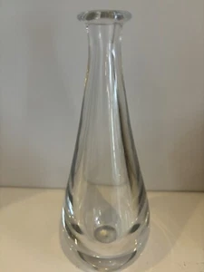 Crystal Glass Vase Signed OF Sweden - Picture 1 of 5