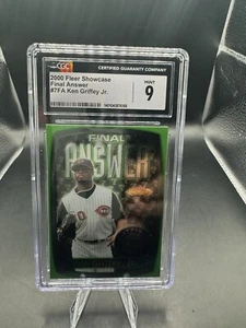 KEN GRIFFEY JR. 2000 FLEER Showcase Final Answer #7FA CGC 9 MINT - Picture 1 of 2