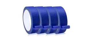 4 Rolls Blue Painters Tape, Masking Tape, Painter'S Tape, Painting Tape with Mul - Picture 1 of 7