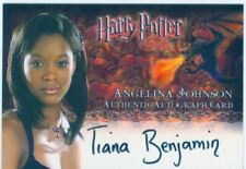 Harry Potter Goblet Of Fire Autograph Tiana Benjamin as Angelina Johnson
