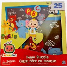 Cocomelon Foam Puzzle 24"x13" ABC's Floor Learning 25 Pieces Toddler Kids. NIB