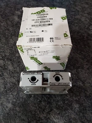 NEW WAGO 285-195 2 CONDUCTOR THROUGH GRAY TERMINAL BLOCK