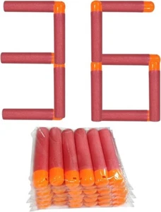 WALWAL 36 PCS Mega Darts Foam Bullet Refill Pack - Compatible with Nerf N-Str... - Picture 1 of 6
