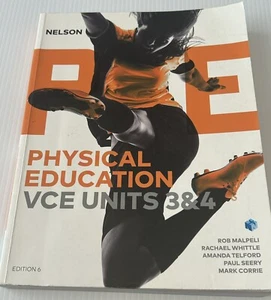 Nelson Physical Education PE VCE Units 3 & 4 Edition 6 Includes Access Codes - Picture 1 of 5