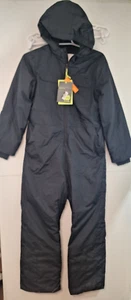 All In Motion Snow Sport Jumpsuit Girls Large 10/12 Black NWT - Picture 1 of 4
