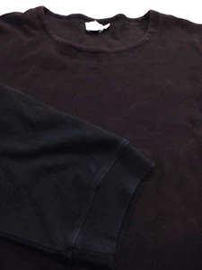 Maglione ARMANI COLLEZIONI girocollo spesso MORBIDO 100% cotone (L) marrone e nero - Foto 1 di 6