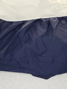 New Vintage Westpoint Stevens King Bed Skirt Dust Ruffle Blue 14.5 in drop NWOT - Imagen 1 de 8