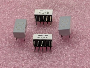 4 Stk. Display HDSP7503 7,6mm (0,3 Zoll) C.C. red micro bright - Bild 1 von 4