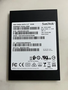 Nuevo SanDisk Z400s 2.5"SATAIII SD8SBAT-032G-1006 32 GB SSD interno para portátil HP - Imagen 1 de 2