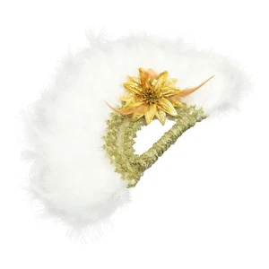 Ventaglio pennacchio matrimonio ventaglio portatile da sposa per donna ventaglio pennacchio da sposa ventaglio portatile - Foto 1 di 12