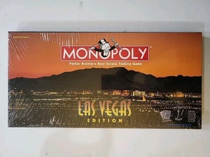 Monopoly Las Vegas Edizione 1997 Gioco da Tavolo Nuovo In Originale Shrink Wrap Nuovo Con Scatola - Foto 1 di 7