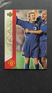 2003 Upper Deck Manchester United Goal Rush #65 David Beckham - Picture 1 of 12