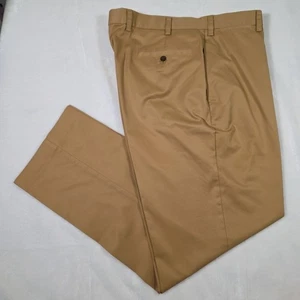 Vtg Orvis 100% Cotton Flat Front Dress Pants Slacks Trouser 38×32 EUC - Picture 1 of 10