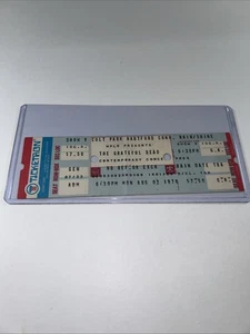 Vintage 8/2/1976 Grateful Dead Full Ticket, Colt Park Hartford Connecticut - Picture 1 of 9